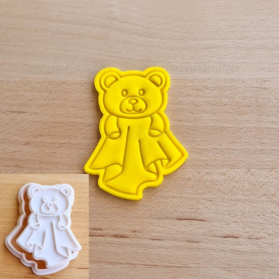 Bear Cookie Cutters With Blanket Bear Formina Baptism Birth Cookies