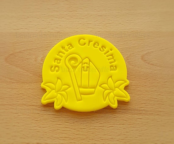 Santa Confirmation Cookie Cutter Miter Mold Cross Stick Cookie Cutter 8 cm