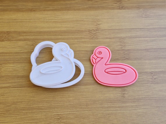 Flamingo Lifebuoy Cookie Cutter | Summer Biscuits | Cake Design | Summer Treats | Unique Kitchen Tools | Fondant | Shortcrust Pastry