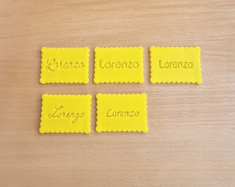 Nome Personalizzabili Tagliabiscotti Font Diversi Formine Per Biscotti Personalizzati Compleanno Festa 7x5 cm