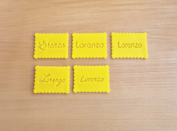 Customizable Name Cookie Cutters Different Fonts Personalized Cookie Cutters Birthday Party 7 x 5 cm