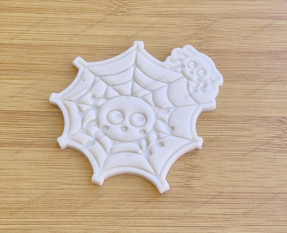 Spider with Web Cookie Cutter | Halloween Cookie Cutter | Perfect for Spooky Treats and Sweet Decorations