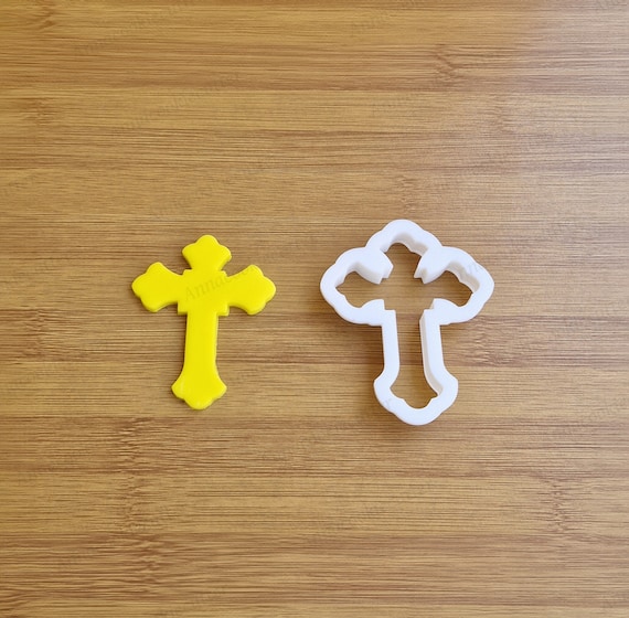 Cross Shaped Cookie Cutter | Communion | Baptism | Baby Shower | Religious Baking Supplies