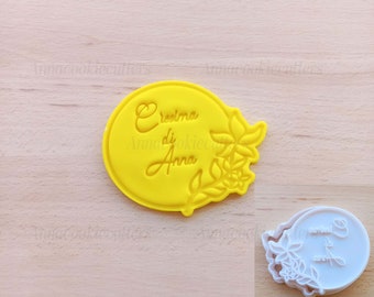 Confirmation Formina With Customizable Name Cookie Mold 9 x 7 cm