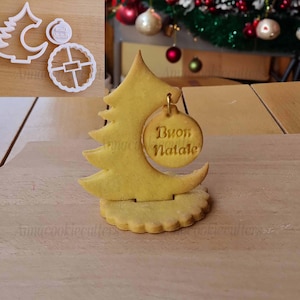 3D Christmas Tree Cookie Cutter Set DIY Cookie Cutter - Merry Christmas Decorations