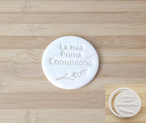 First Communion Cutter with Wheat Ear | Cookie Cutters for Communion, Religious Parties and Themed Gifts