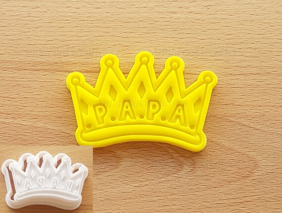 Father's Day Cookie Cutter King Crown Cookie Cutters