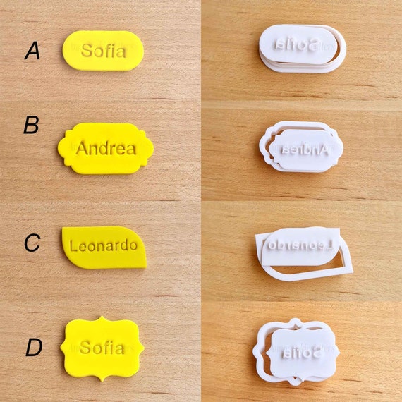 Customizable Name Frame, Cookie Cutter, Plaque, Cookie Cutters, Frame