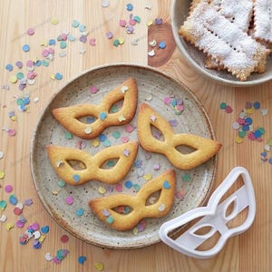 Maschera Carnevale Formina Per Biscotti Stampino Per Pasta Di Zucchero Cookie Cutter