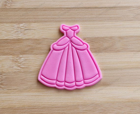Tagliabiscotti Abito da Principessa | Formina Biscotti Feste a Tema Bambina Baby Shower Compleanno Idea Regalo