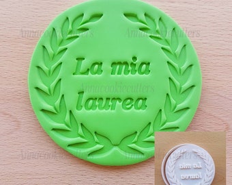 La Mia Laurea Tagliabiscotti Formina Per Biscotti Stampino Cookie Cutter 10x10 cm