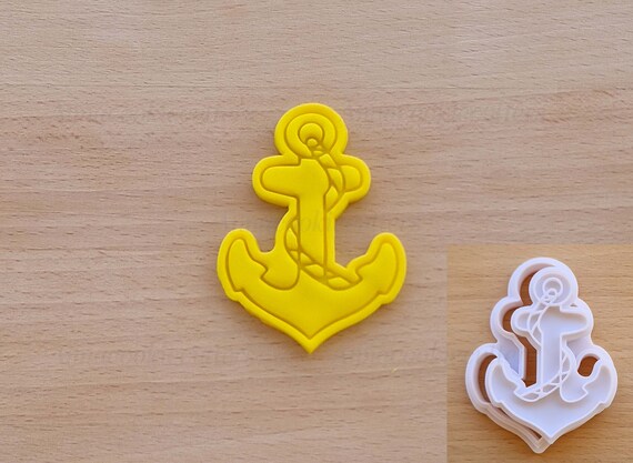 Anchor Cookie Cutter with Ship Rope Ancla Mold Summer Cookie Cutter