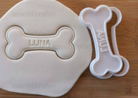 Customizable Bone Shaped Cookie Cutter Cookie Cutter 10 x 5 cm
