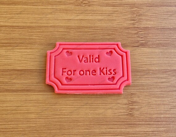 Customizable Ticket Cookie Cutter - Perfect for Valentine's Day, Engagements, Weddings, Anniversaries, and Romantic Celebrations