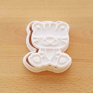 Tiger Cookie Cutter Jungle Animal Cookie Cutter, Ideal for Children&#39;s Birthdays and Parties, Perfect for Themed Desserts