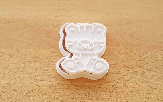 Tiger Cookie Cutter Jungle Animal Cookie Cutter, Ideal for Children's Birthdays and Parties, Perfect for Themed Desserts