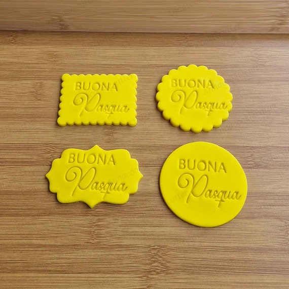 Happy Easter Stamp | Cookie Cutters Frame 7 cm | Cookie Cutter Plaque | Frame Cookie Cutter Gift Idea