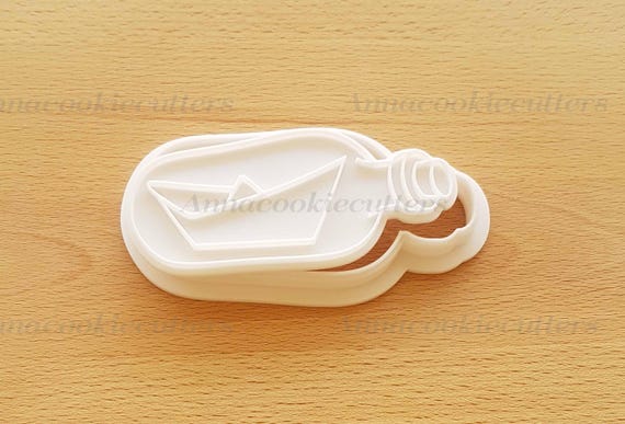 Boat In Bottle Cookie Cutter Mold Cake Design Unique Baking Tool For Creative Pastry And Dessert