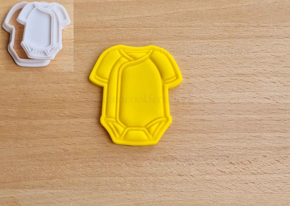Baby Bodysuit Set, Mold and Cutter for Sweets, Cupcakes and Cake Decorations, Perfect for Baby Showers and New Arrival Gifts
