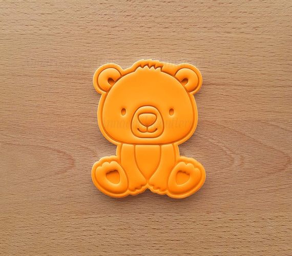 Bear Baptism Cookie Cutter Teddy Bear Cookie Cutter Birth