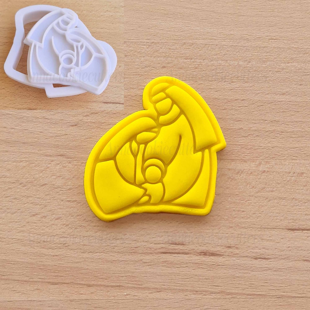 Nativity Scene Cookie Cutter Nativity Scene Christmas Cookie Etsy