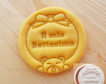 Il mio Battesimo Formina Per Biscotti Nascita Battesimo Stampino Cookie Cutter 9x9 cm