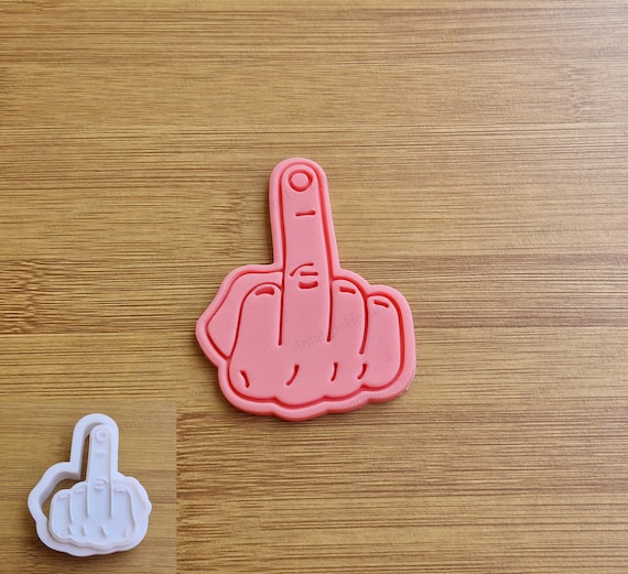 The Middle Finger Cookie Cutter | The Fingers of the Hand | Shortcrust Pastry | Fondant Cake Design | Unique Kitchen Tools
