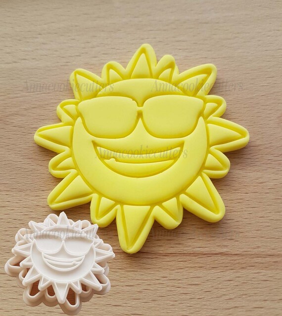 Sun With Glasses Cookie Cutter Summer Cookie Cutter Cookie Cutter