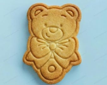 Rattle Teddy Bear Cookie Cutter for Baby Shower, Birthday Cookie Cutter, Make the Cutest Cookies
