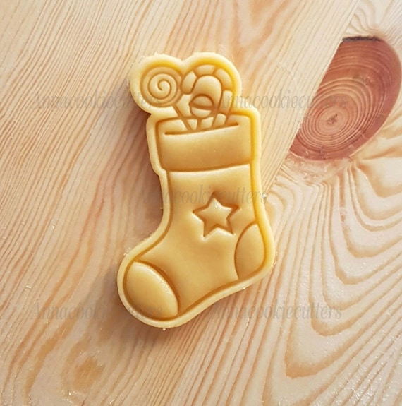 Christmas Stocking Cookie Cutter, Winter Epiphany Stocking, Epiphany Cookie Cutter, Children's Stocking, Christmas Decorative Sock