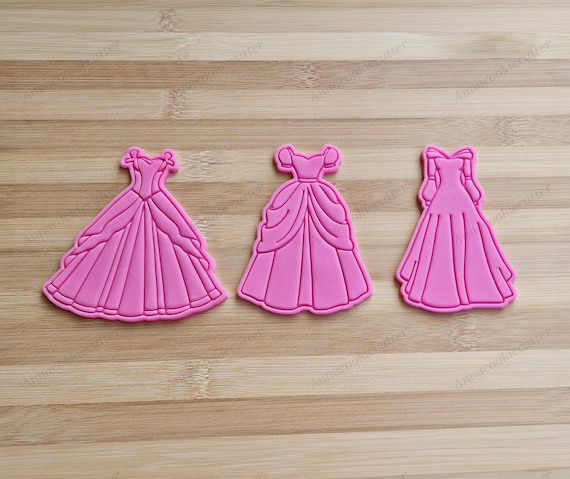 Princess Dress Cookie Cutter | Cookie Cutter Themed Parties Girls Baby Shower Birthday Gift Idea