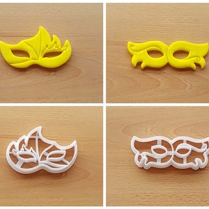 Venice Carnival Masks Biscuit Cutter Cookie Cutter Mold