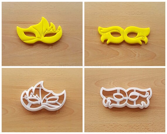 Venice Carnival Masks Biscuit Cutter Cookie Cutter Mold