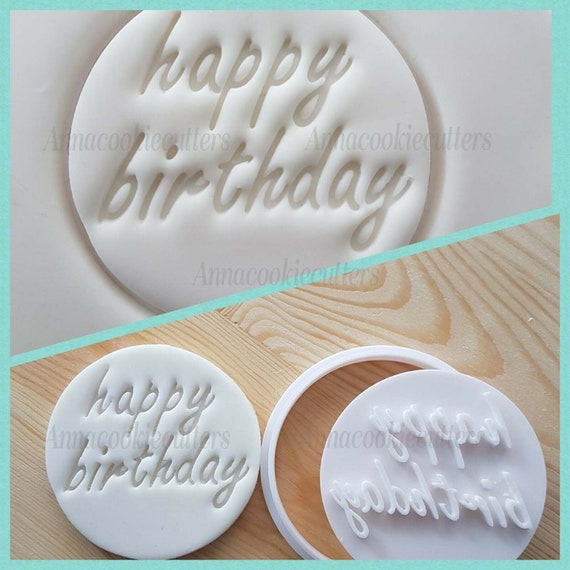Happy Birthday Cookie Cutters Happy Birthday Cookie Cutter Gift Idea Cookie Cutter Celebration