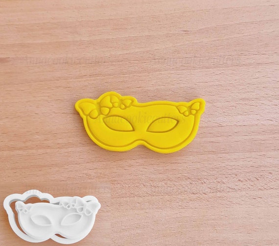 Carnival Mask Cookie Cutter Stamp Venetian Mask Cookie Cutter Butterflies Cookie Cutter