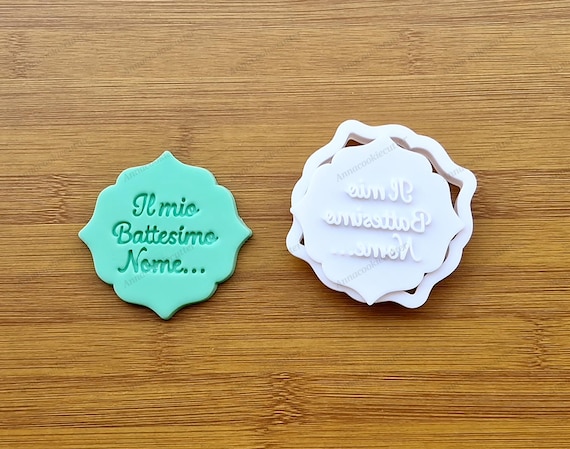 Custom Name | Baptism Cookie Cutter | Perfect for DIY Baking | Cake Decorating | Baptism Favors