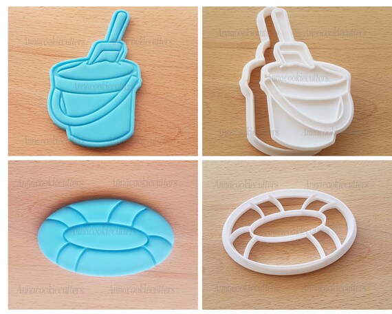 Bucket Of Sand Biscuit Cutter Lifesaver Biscuit Formina Cookie Cutter