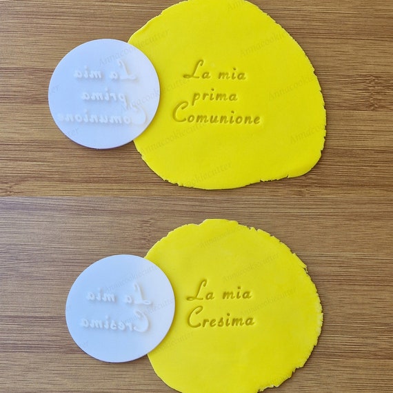 My First Communion, My Confirmation Stamp Shortcrust Sugar Paste Cookie Cutter 6 cm