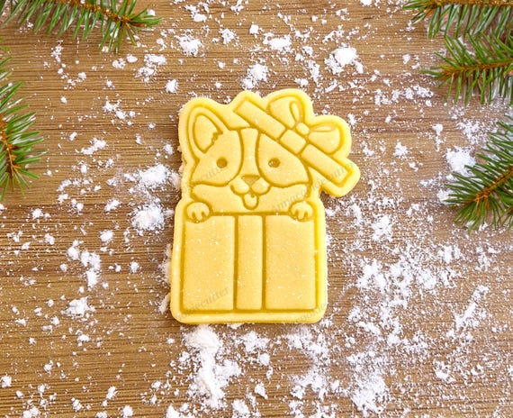 Corgi Dog Cookie Cutter | Christmas Gift for Dog Lovers & Baking Enthusiasts | Fun Baking Tool
