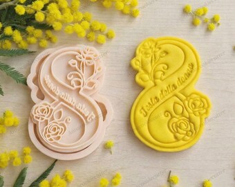 Cookie Cutters March 8th Women's Day Cookie Cutters Gift for Mom