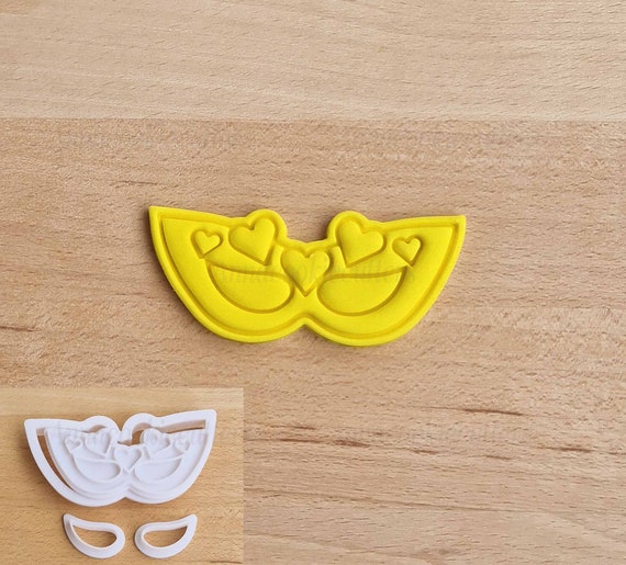 Carnival Mask Cookie Cutter Shortcrust Pastry Mold Sugar Paste Cookie Cutter Royal Icing Stamp