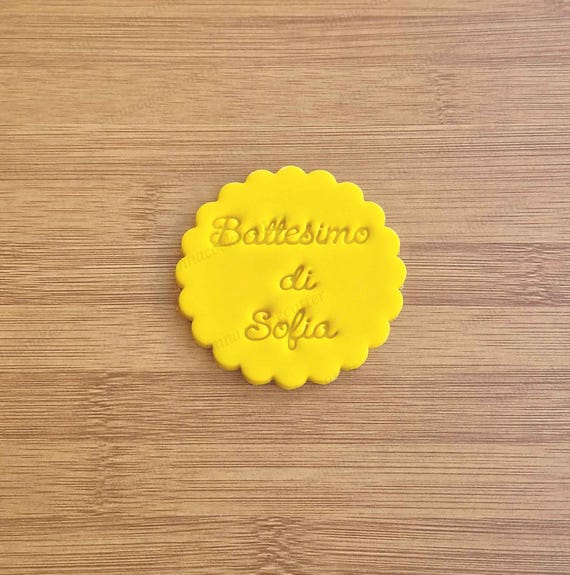 Custom Name | Baptism Cookie Cutter | Perfect for DIY Baking | Cake Decorating | Baptism Favors