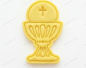 Coupe-biscuits en forme de calice pour la première communion, le baptême et la confirmation