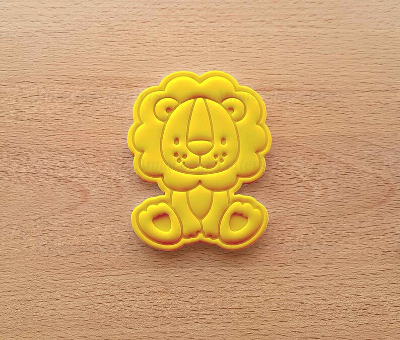 Lion Cookie Cutter | Jungle Animals | Safari Birthday Party Favors | Jungle Theme Cookie Cutter image 6