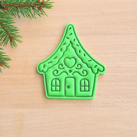 Gingerbread House Christmas House Christmas Cookie Cutters Winter Cutter Collection