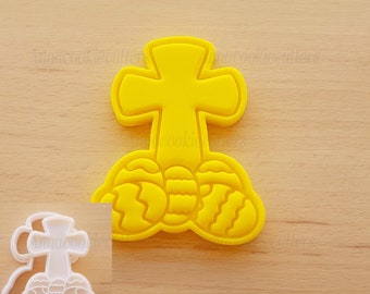 Croce Pasquale Formina Per Biscotti Stampo Uova Di Pasqua Taglia biscotti 8x6 cm