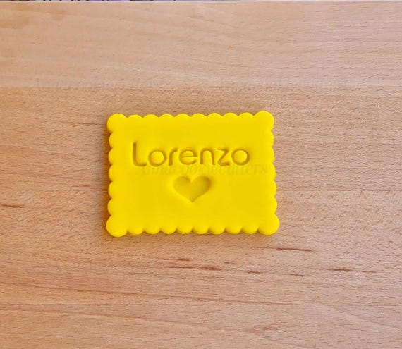Customizable Name Cookie Cutter Personalized Cookie Cutter With Heart Birthday Party 7 x 5 cm
