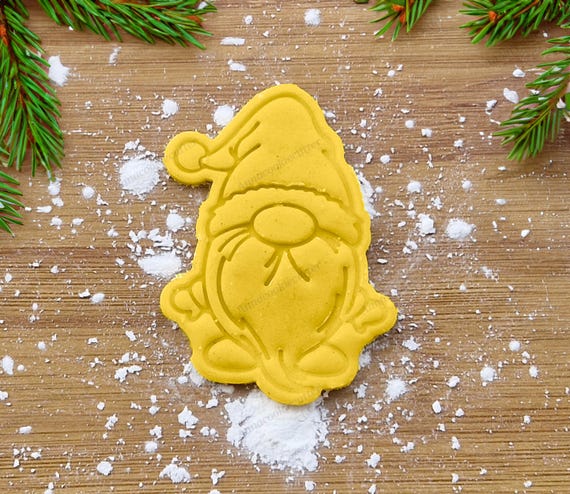 Gingerbread Gnome Cookie Cutter | Holiday Baking Tool for Festive Treats & Gifts | Cute Kitchen Accessory for Christmas