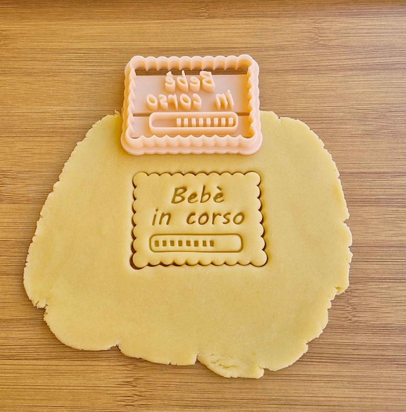 Baby in Progress Cookie Cutter | Baby Shower Gadgets | Pregnancy Cookies Gift Idea for Friends | Cute Nursery Decor