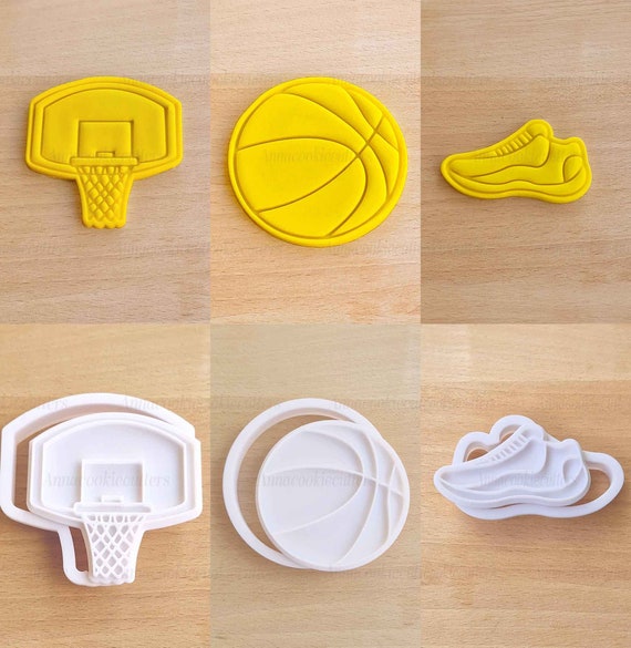 Basketball Cookie Cutter Set Basketball Hoop Cookie Cutter Basketball Shoe